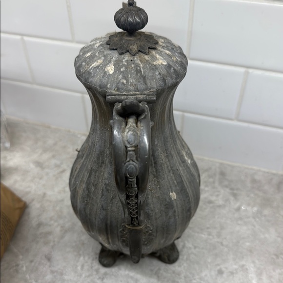 Vintage Pewter Dixon & Sons Sheffield Metal Teapot - Picture 3 of 7